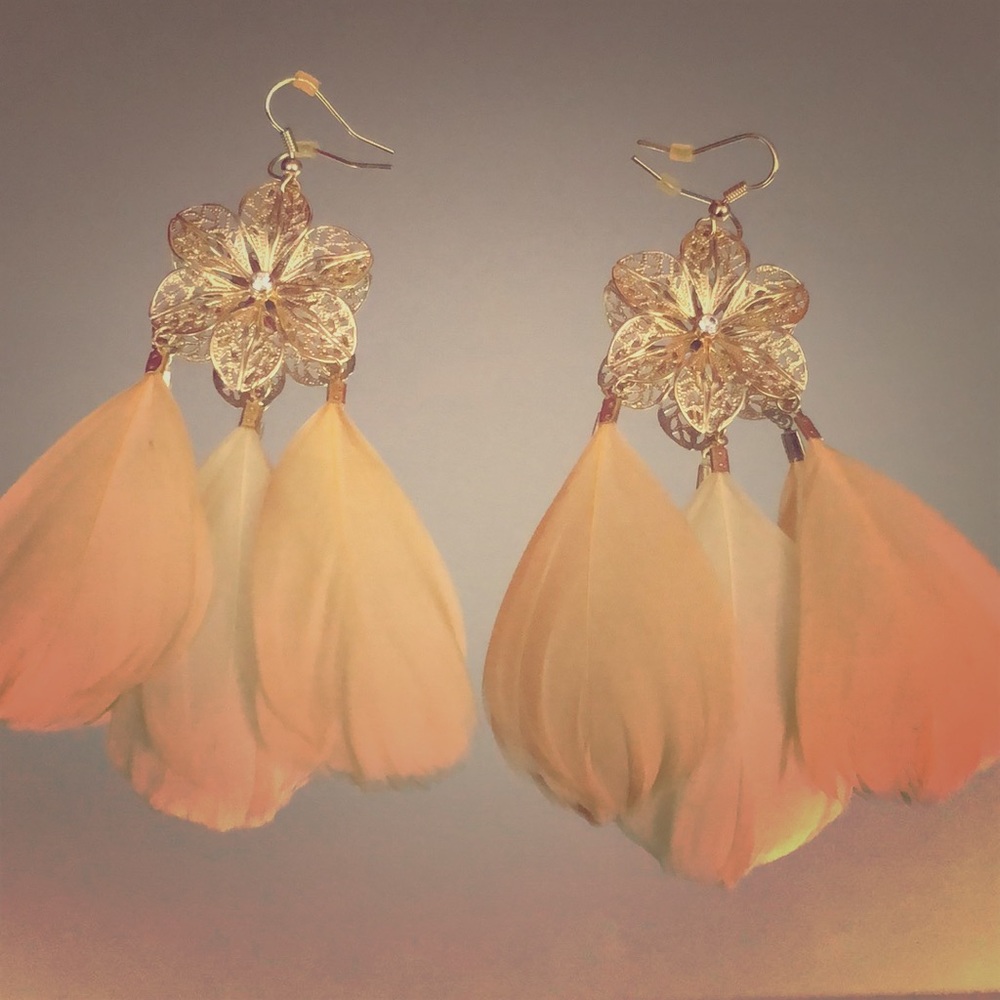 Statement Feather Earrings